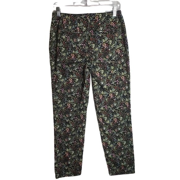 J. Jill 2 Live In Chino Ankle Pants Ditzy floral Tapered‎ leg stretch - Picture 2 of 12